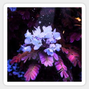 Beautiful Glowing Flower Sticker